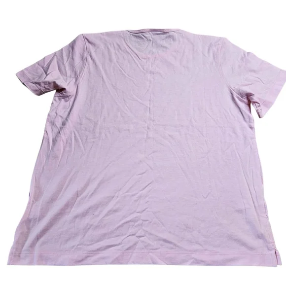 Lands’ End Large Light Pink Crewneck Short Sleeve T-Shirt - Picture 3 of 9